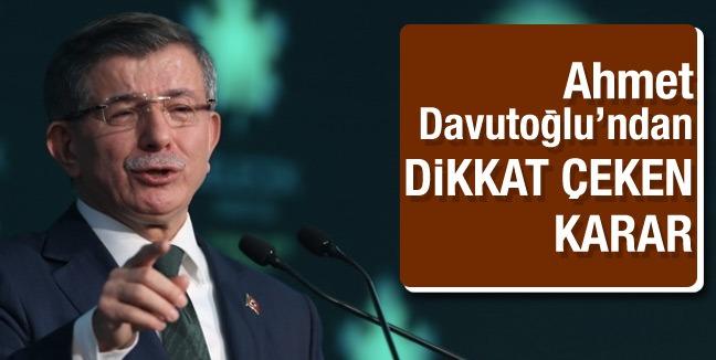 Davutoğlu, davalardan çekildi